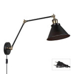 Alaine - Industrial Wall Lamp Plug In - menzessential