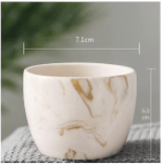 Anna - Nordic Marble Flower Pot