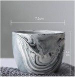 Anna - Nordic Marble Flower Pot