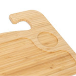 Bamboo Wood Double sided Car Steering Tray - menzessential