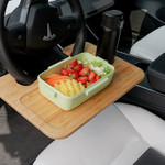Bamboo Wood Double sided Car Steering Tray - menzessential