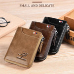 Blocking Credit Card Holder Portable PU Leather Safety Wallet - menzessential