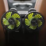 Car Dashboard Double USB Cooling Fan - menzessential