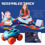 Changeable Track With LED Light-Up Race Car - menzessential