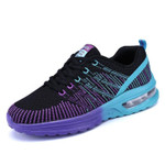 Colorblock Knitted Breathable Walking Shoes