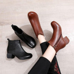 Comfy Retro Women's Ankle Boots for Bunions - menzessential
