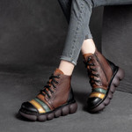 Cool thick-soled increased Martin boots - menzessential