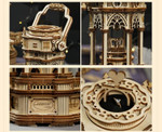 DIY 3D Wooden Puzzle Music Box Toy Gift