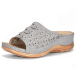 Dr. CARE - Premium Orthopedic Toe Sandals New Shoes Comfy Sole Casual Platform Summer Women Sandals Blue Silver Pink Flip-flop Chancla Slippers Design - TrendyCustom.com