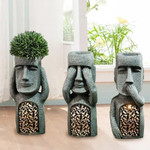 Easter Island Statue Garden Flower Pot - menzessential