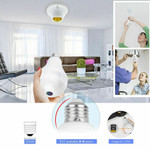 Fisheye Mini WiFi Bulb Security Camera - menzessential