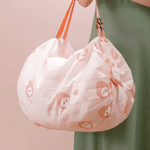 Foldable Colorful Flower Reusable Shopping Bag
