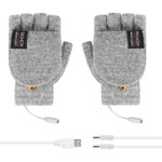 Full & Half Finger Warmer Mitten USB Rechargeable Winter Electric Heated Gloves - Cycling Outdoor Gloves - menzessential