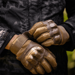 Full Finger Gloves - Hard Knuckle Fire Resistant Water Proof Carpal Tunnel Brace Green Black Khaki S M L XL Durable Mitten - TrendyCustom.com