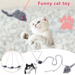 Hanging Retractable Cat Scratch Rope Mouse - menzessential