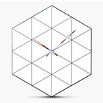 Hexagon Wall Clock - menzessential