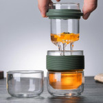 High Borosilicate Glass Tea Water Separation Cup - menzessential