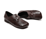 Hollow Genuine Soft Slip-on Leather Shoes