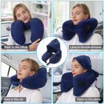 Inflatable Neck Rest Travel Pillow