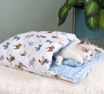 Japanese Style Adorable Cat Sleeping Bed - menzessential