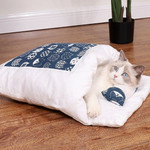 Japanese Style Adorable Cat Sleeping Bed - menzessential
