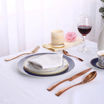 Jet Rose Gold Cutlery Set - menzessential