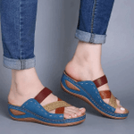 Kafa™ Comfy Vintage Cross Strap Leather Sandals