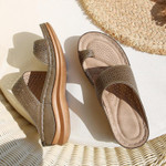 Kafa™ Hollowed-out Toe Wedge Sandals