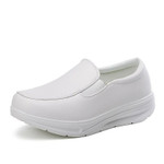 Leather Slip-ons For Women Comfortable Nurse Shoes - menzessential