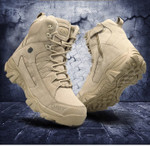 Leather Military Grade Camping Men Boots