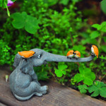 Lucky Elephant Fairy Garden Ornament - menzessential