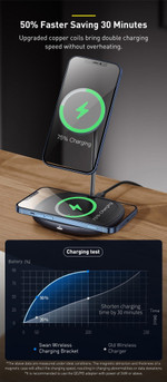 Magnetic Wireless Charger Phone Stand - menzessential