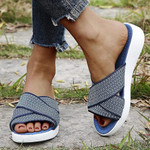 Memory Foam Women's Slide Sandals for Bunions