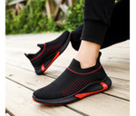 Men's Laceless Breathable Mesh Knit Sneakers Shoes - menzessential