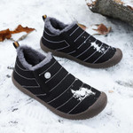 Men's Cotton Velvet Winter Warm Non-slip Shoes