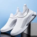 Men's Laceless Breathable Mesh Knit Sneakers Shoes - menzessential
