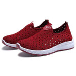 Mesh Shoes Breathable Comfortable Women Walking Slip-on - menzessential