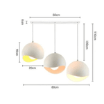 Modern Aluminum Eggshell Nordic Pendant Lamp