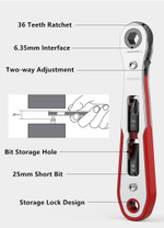 Multifunctional Turning Two Way Screwdriver - menzessential