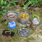 Non-stick Outdoor Camping Cookware Picnic Cooking Set - menzessential