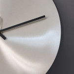 Polished Metal Wall Clock - menzessential