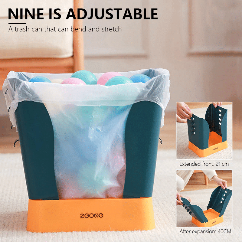 Portable Easy Pastel Trash Bag Holder