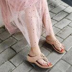 Premium Orthopedic Wedge Flower Clip Toe Sandals - menzessential