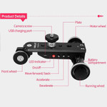 Professional Remote Control Camera Slider Dolly Car - menzessential