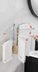 Punch Free Rotating Towel Holder