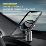 Rotating Car Wireless Charger Magnetic Phone Holder