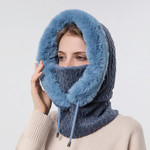 Scarf Mask Pullover Knitted Hat