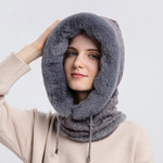 Scarf Mask Pullover Knitted Hat