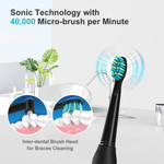 Simple Rechargeable Couple Electric Toothbrush