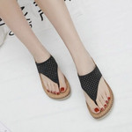 Slippers Cross-border Slope Rhinestone Flip Flops Sandals Open Toe Design - menzessential
